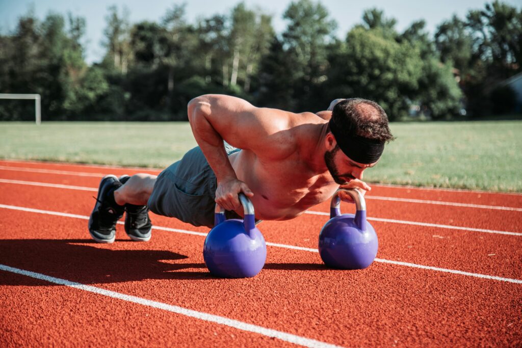 muscle is the key to longevity, kettlebell workout - 4 moves