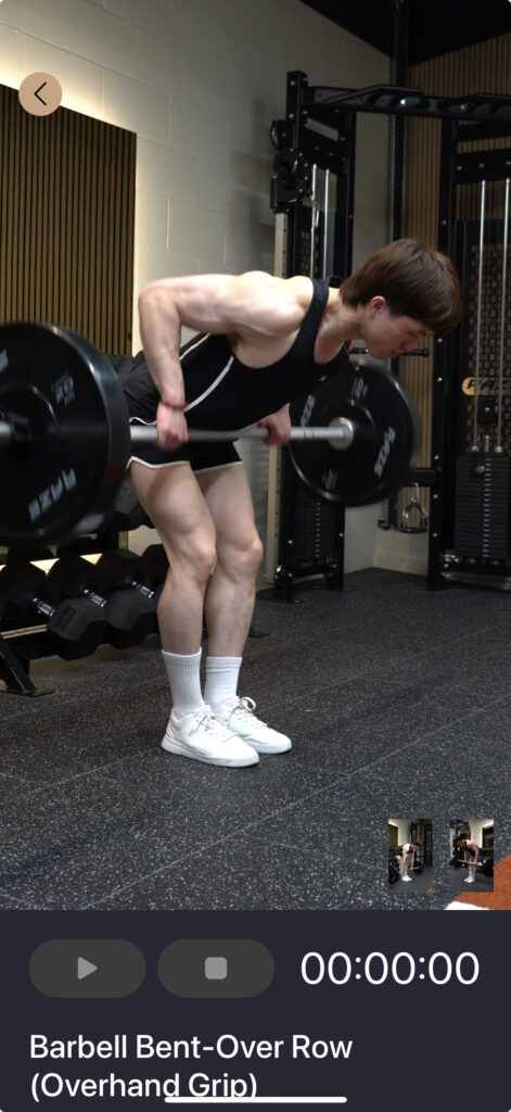The Power of Compound Lifts: Your Blueprint for Full-Body Strength and Muscle with 12Reps . barbell bent-over row