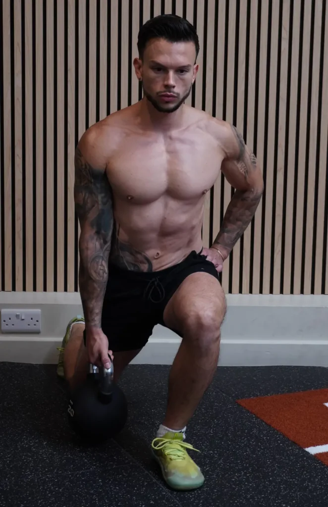 6-Day Split Strength Training: Advanced Programming for Serious Lifters - KETTLEBELL REVERSE LUNGES