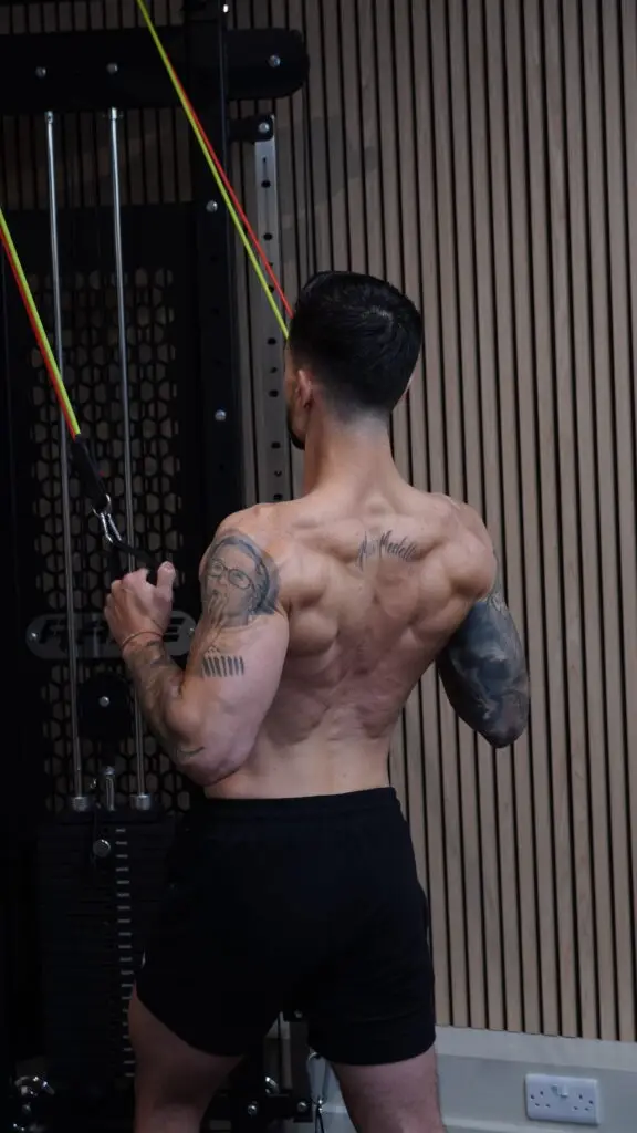 12reps app, Strength Training Over 40: Complete Guide to Building Muscle and Strength - resisitance band pull
