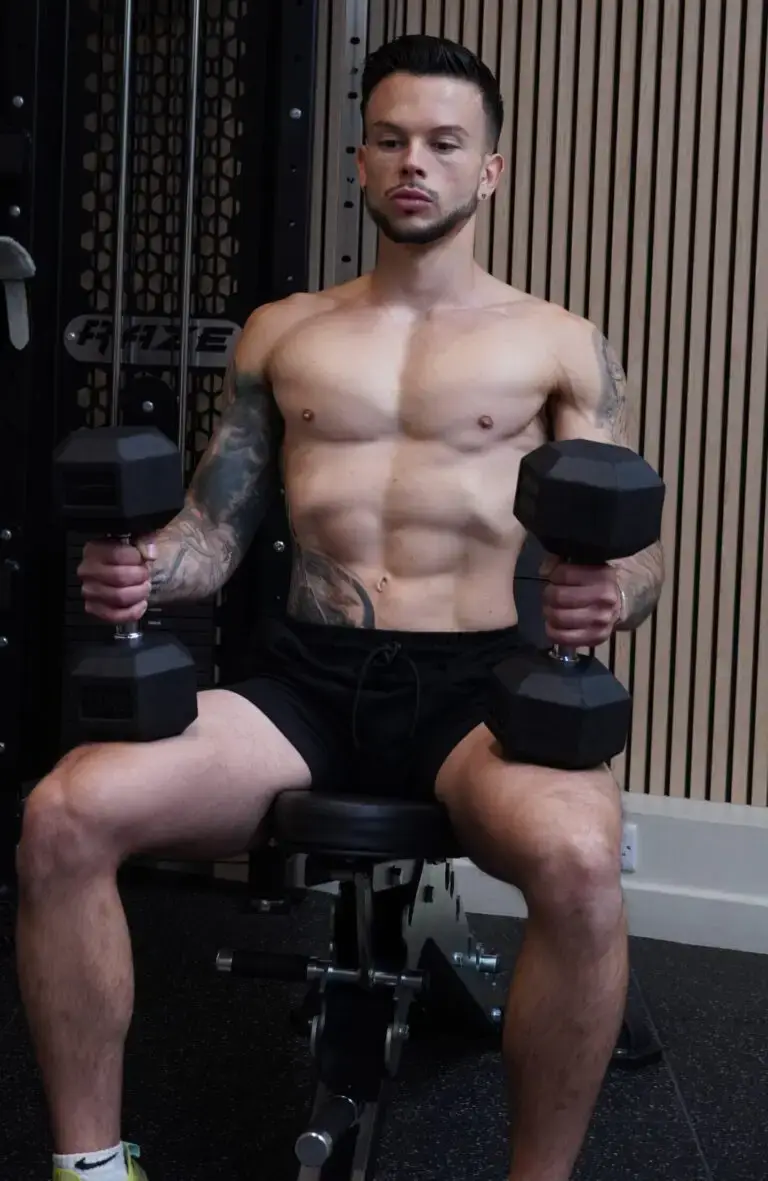 12reps app, Strength Training Over 40: Complete Guide to Building Muscle and Strength - dumbbell chest press
