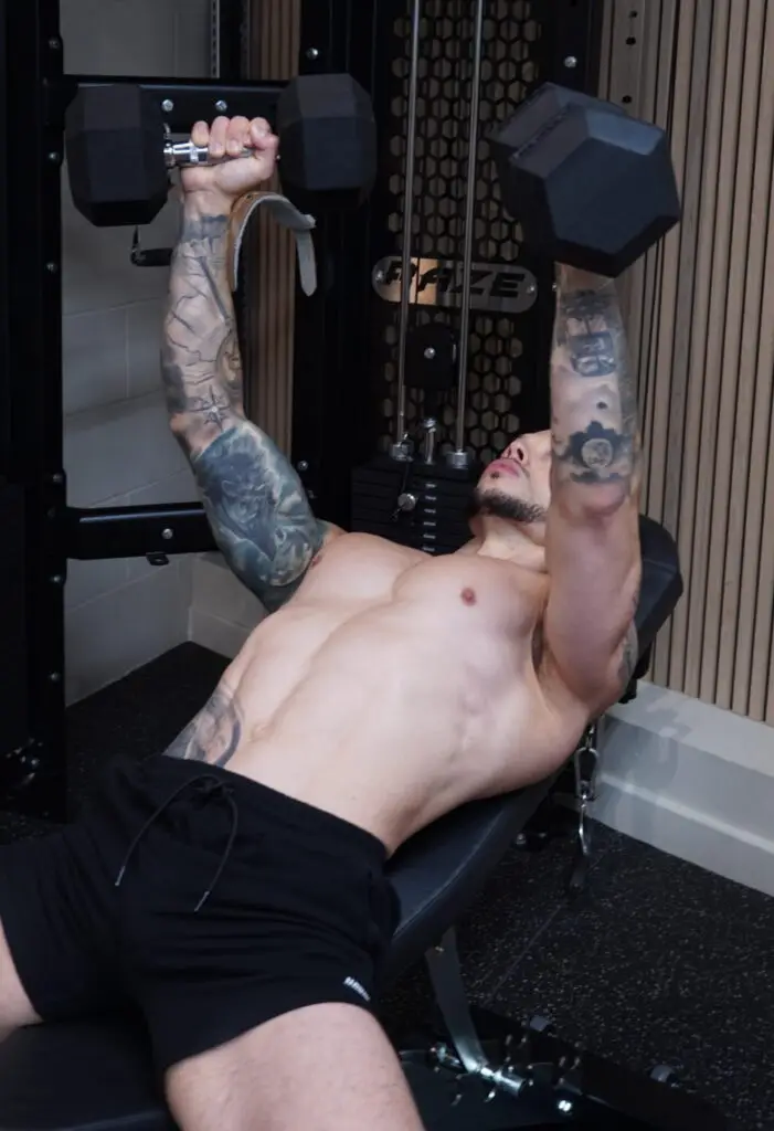 12reps app, Strength Training Over 40: Complete Guide to Building Muscle and Strength - dumbbell chest press