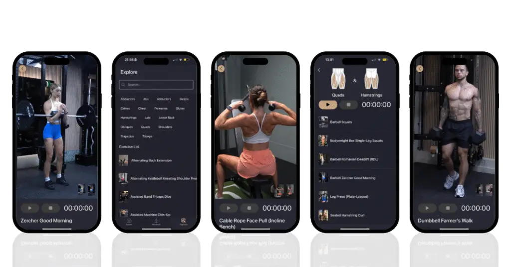 Build muscle, lose fat , get stronger, and follow smart gym workouts with 12REPS.