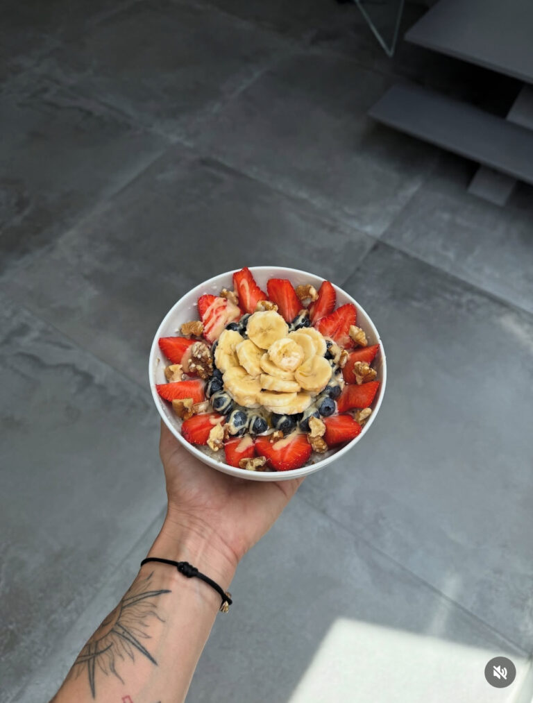 fitness food and protein breakfast