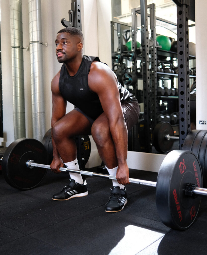 barbell deadlift, 12reps app