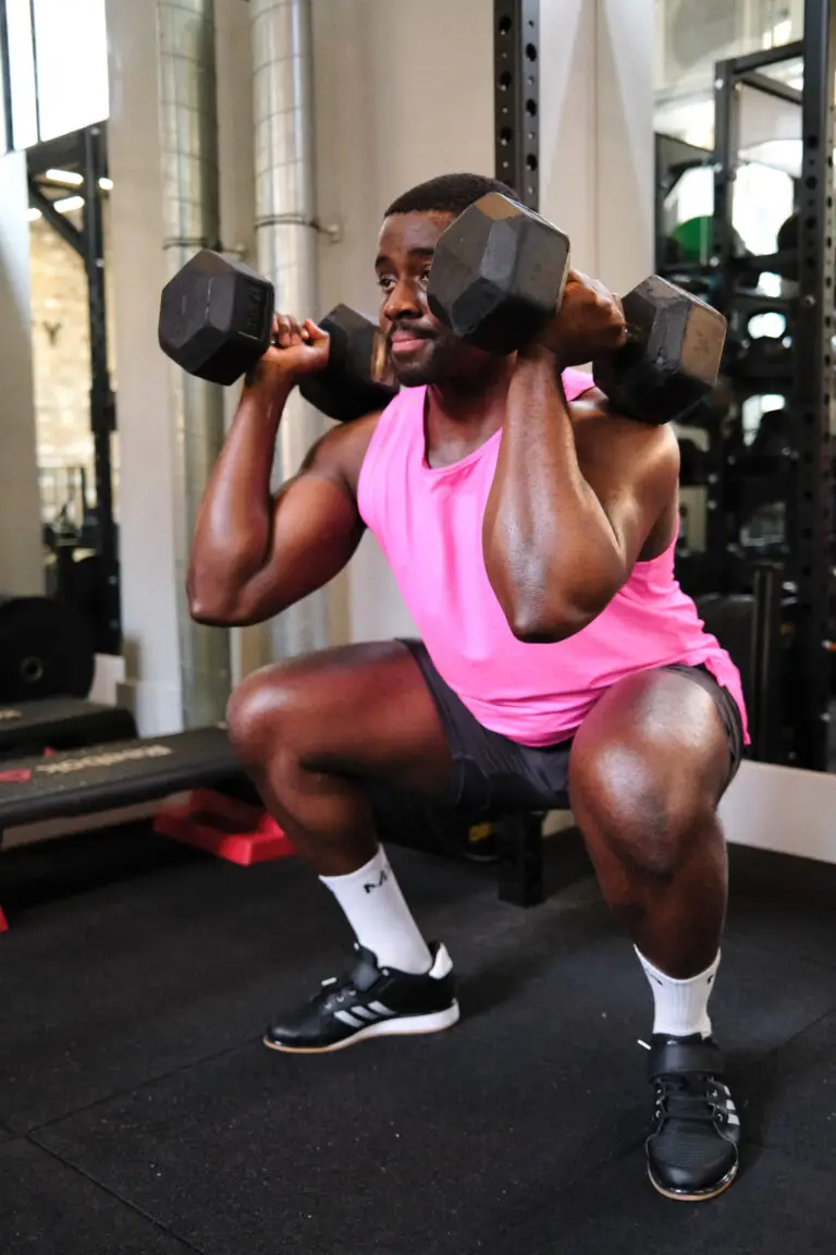 dumbbell squats, 12reps app - strength training