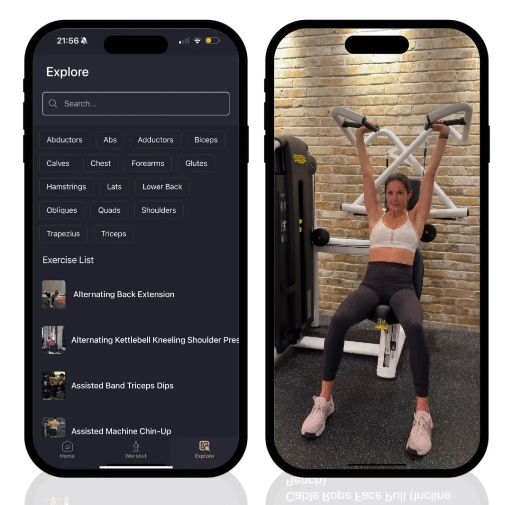 smart personalised strength training app
