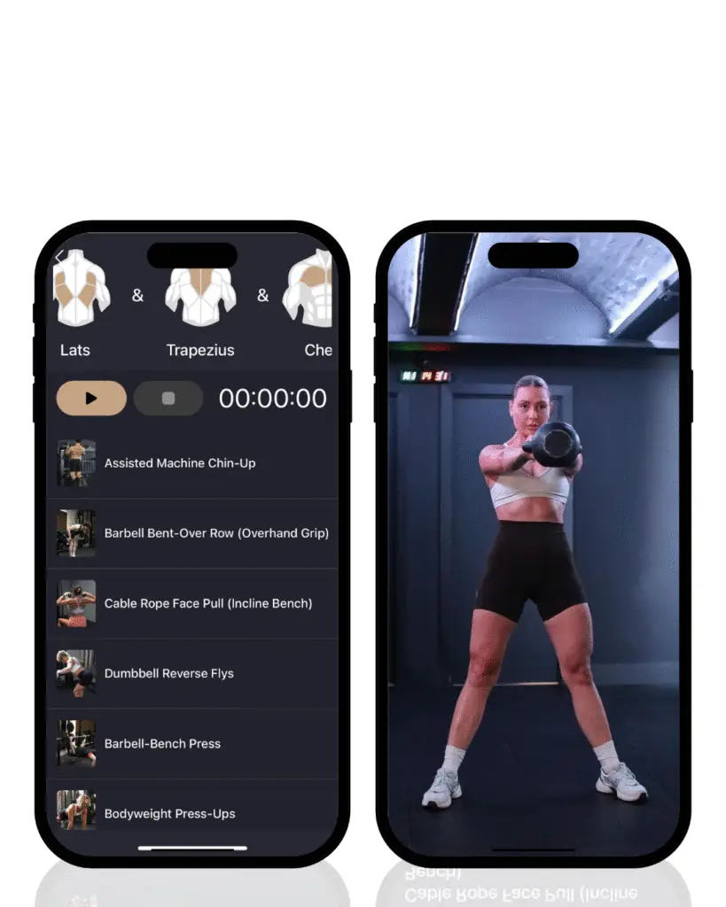 strength training app, 12reps app, strength training app for men and women