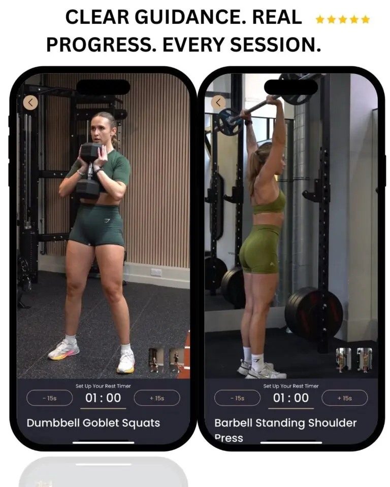 AI strength training fitness app , build muscle easily