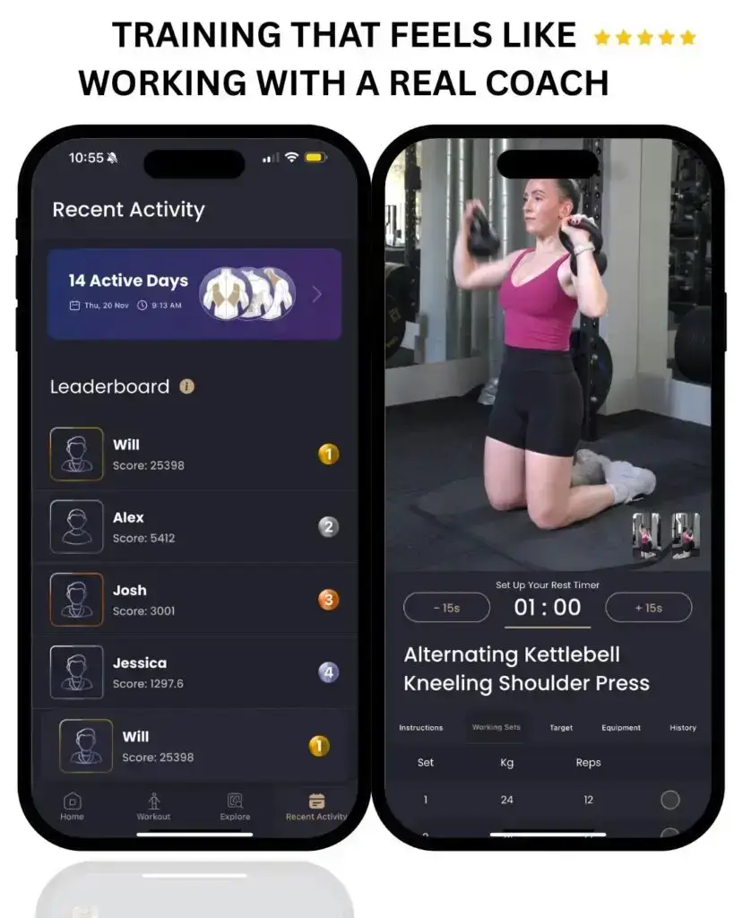 AI Strength training app, fitness app , build muscle easily