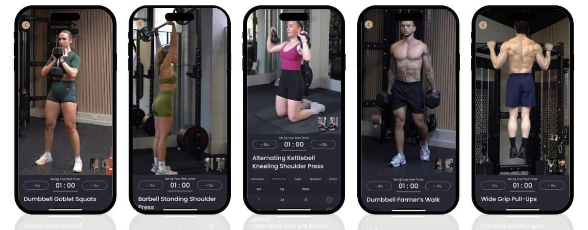 12REPS app strength training app workout tracker interface
