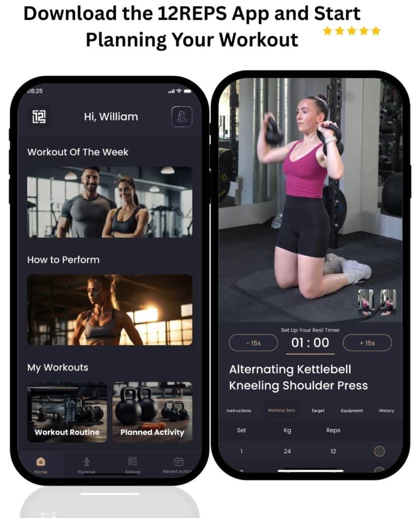 AI personalised gym and home workout tracker