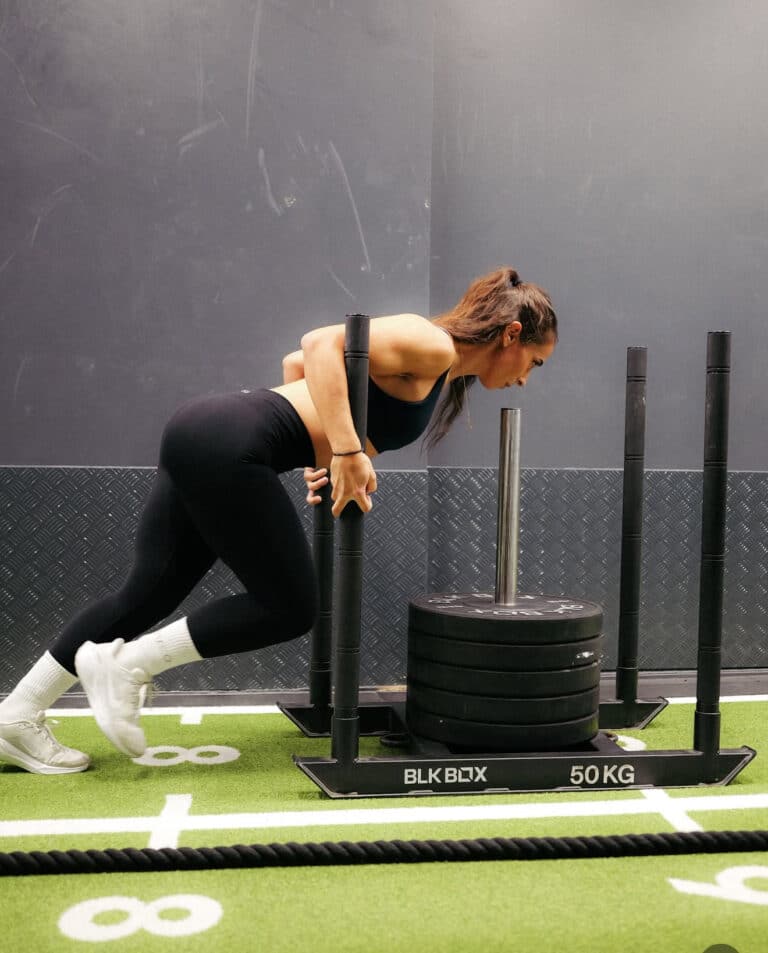 sled push:How to Navigate the Weight Room When You're the Only Woman There