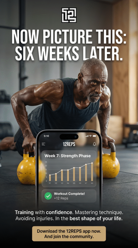 Looking for the best weightlifting app for men in 2026? Discover why 12REPS with personal trainer designed programmes helps men build muscle and strength faster.