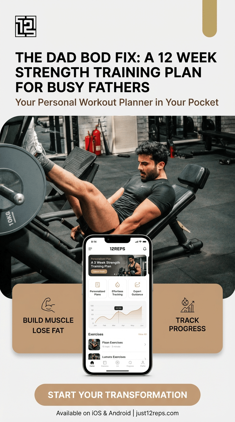 The Dad Bod Fix: A 12 Week Strength Training Plan for Busy Fathers