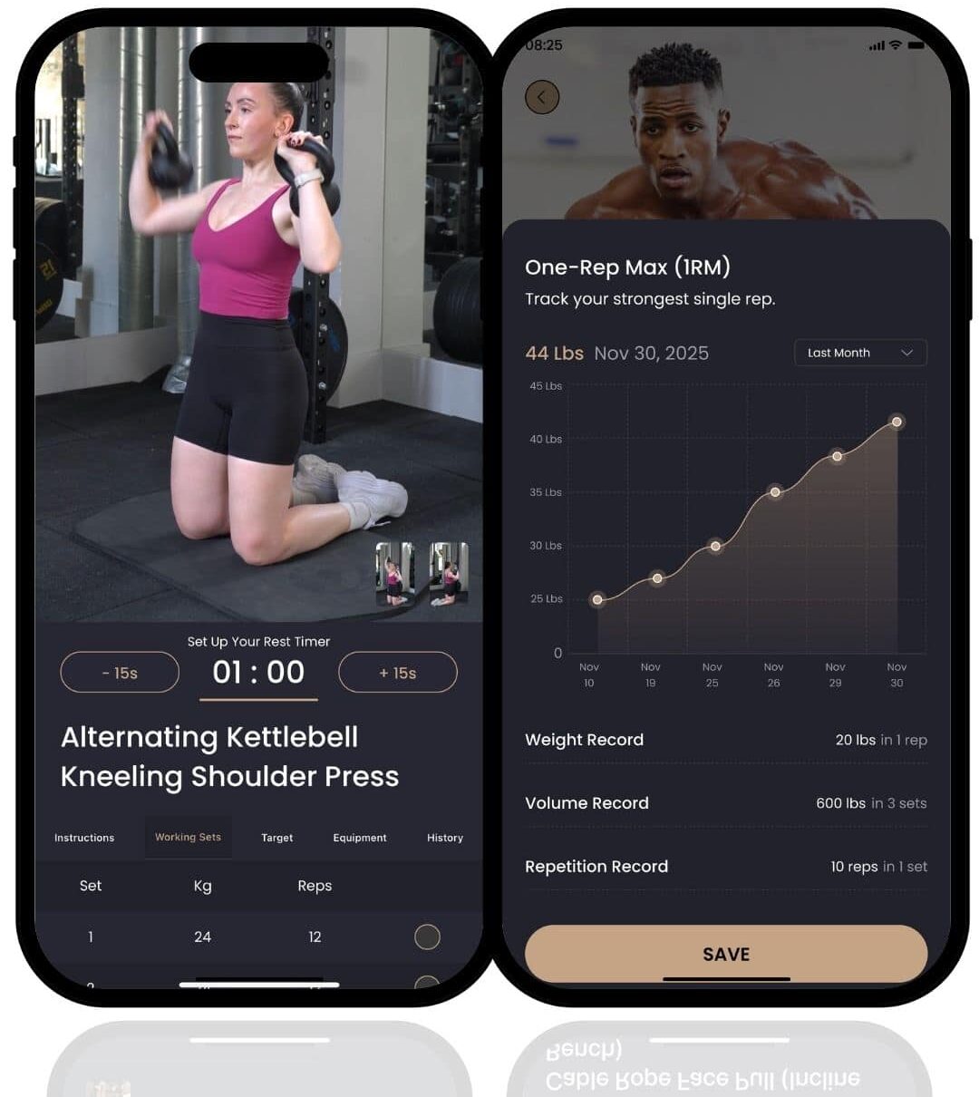 Best strength training app | gym and home workout planner