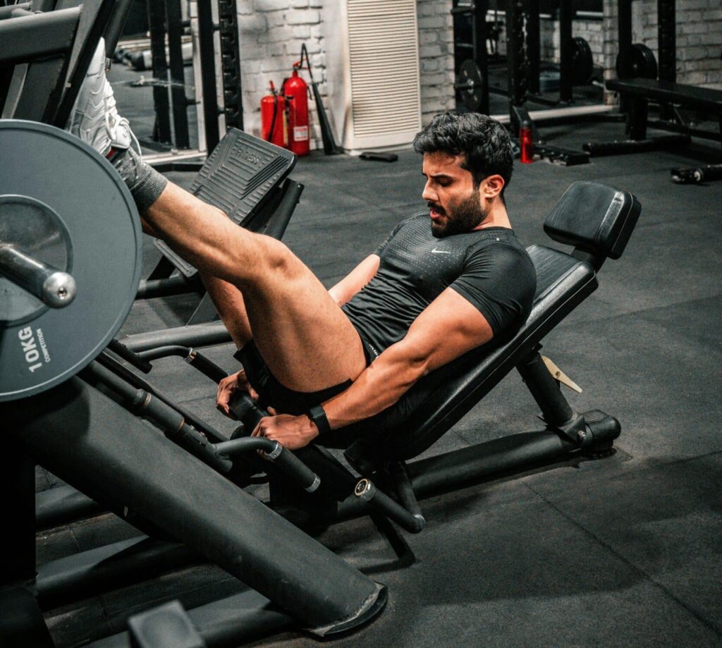 Workout exercise collageKey exercises for dad bod transformation including squats deadlifts and bench press