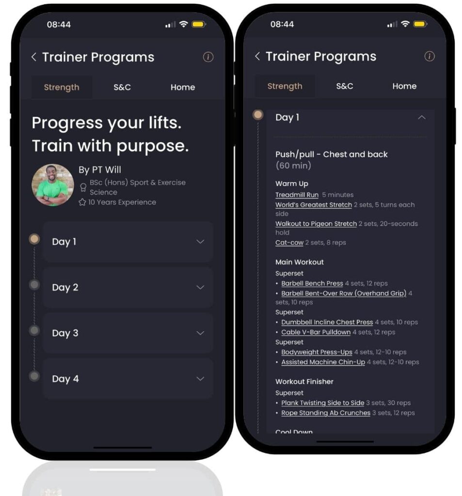 AI personalised gym and home workout tracker weightlifting app 2026
