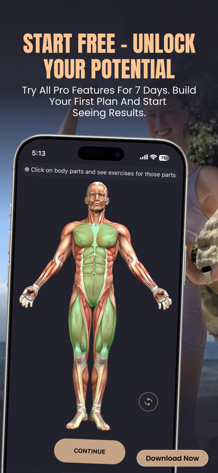 12REPS app strength training app workout tracker interface