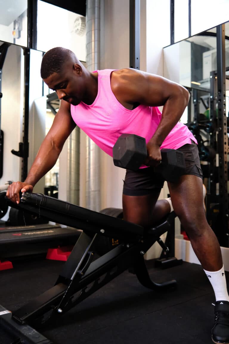 dumbbell single-arm row