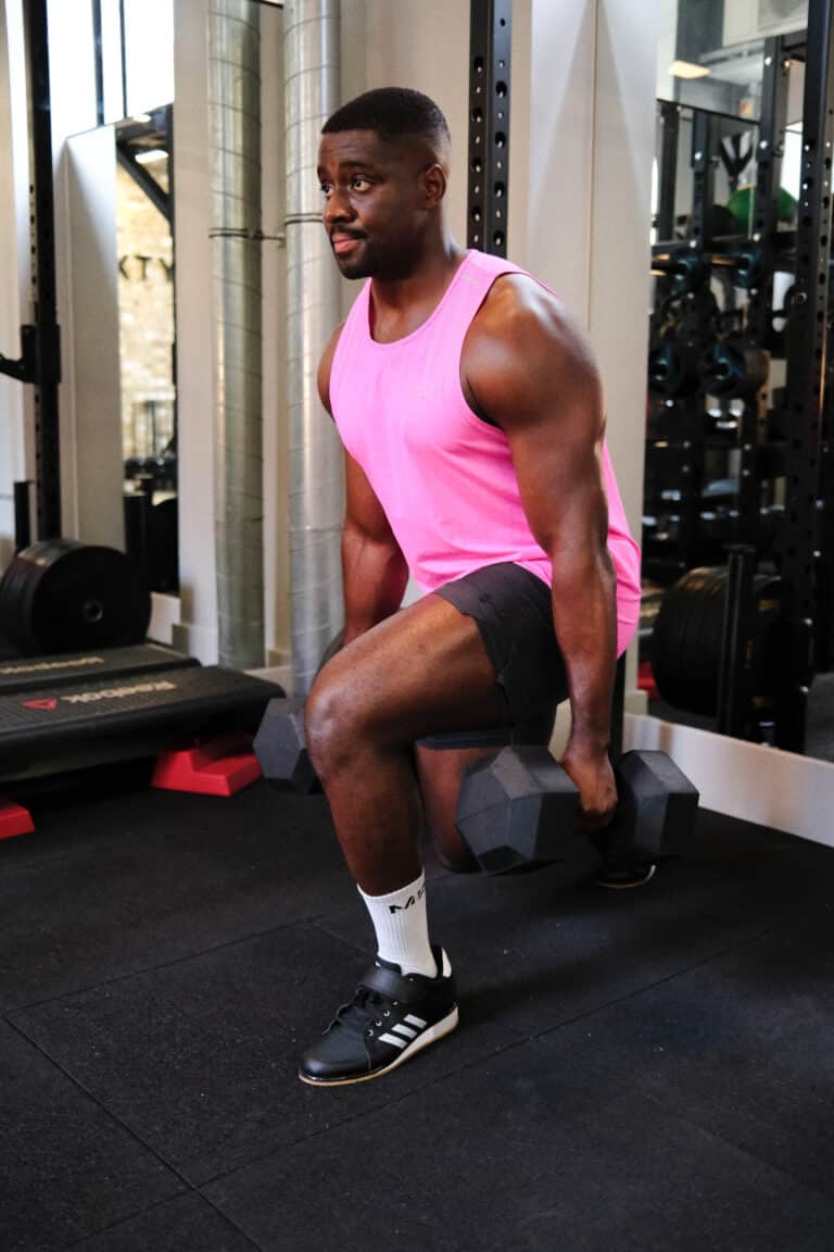 dumbbell reverse lunges