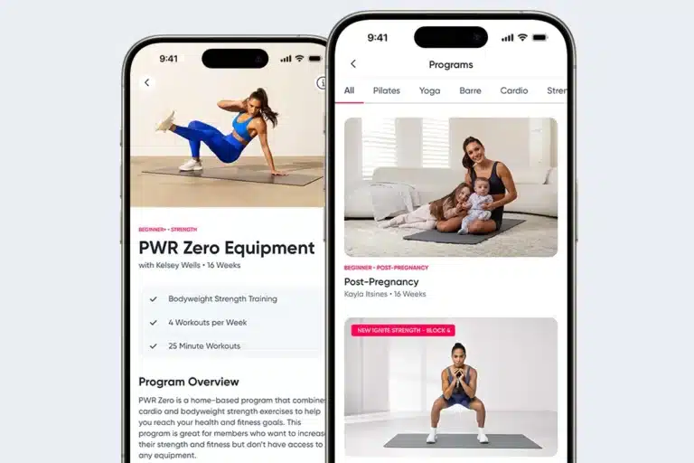 App #2 – Sweat Sweat, co founded by Kayla Itsines