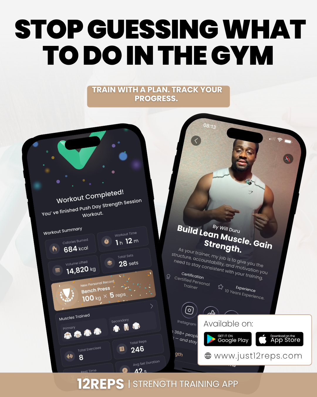 ultimate strength training app, build muscle and strength