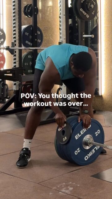 The workout isn’t over until the weights are back where they belong.

#strengthtraining #gymtips #workouttips #gym #workout