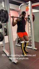 You skipped leg day all winter, and this is what people see.

Download the 12reps app to personalise your leg day workouts.