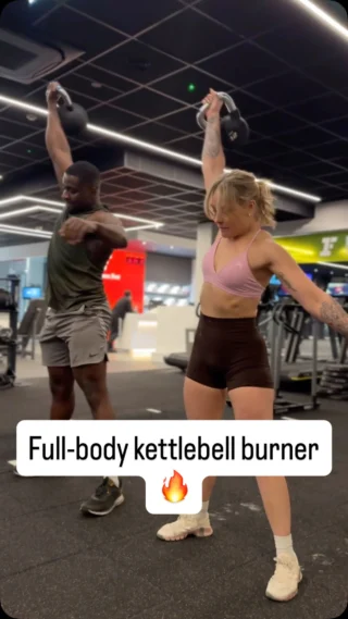 Smash a full-body kettlebell session with the 12REPS app. Every rep counts.
