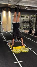 Discipline in the gym builds strength. Discipline in life builds character.

 #viral #fitness #reels 
#handstand #handstandwalk
